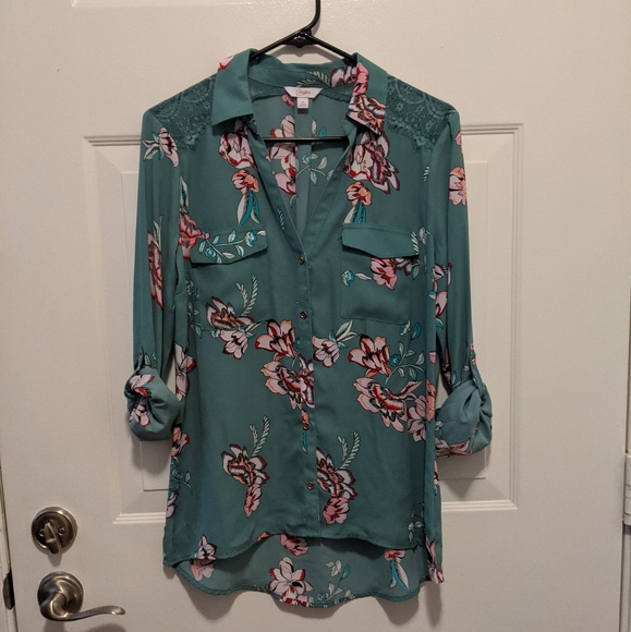 Candies Button Down Top - Picture 1 of 7